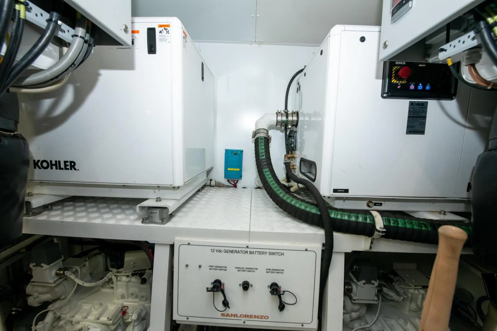 a close-up of a machine aboard MARAVI Yacht for Sale