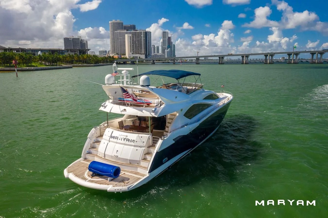 a boat on the water aboard FINS UP Yacht for Sale