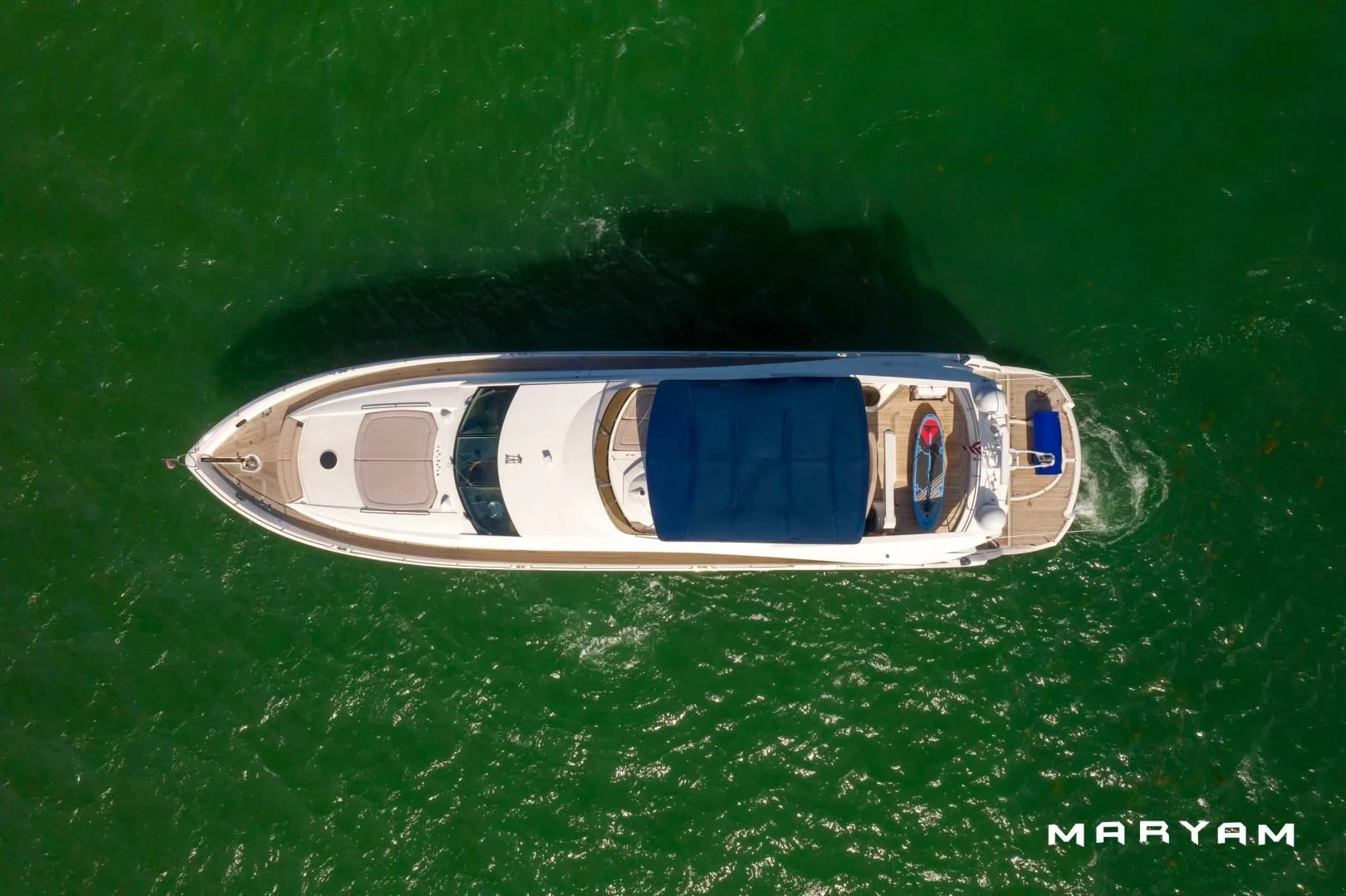 a boat on the water aboard FINS UP Yacht for Sale