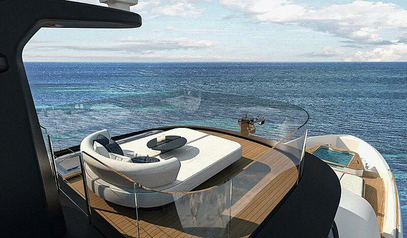 a boat on the water aboard KOJU Yacht for Sale