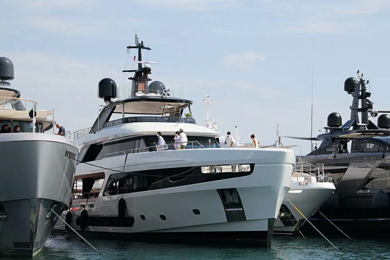 a group of boats are parked aboard KOJU Yacht for Sale