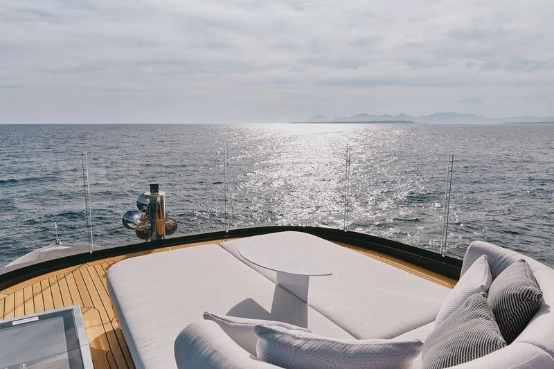 a boat on the water aboard KOJU Yacht for Sale