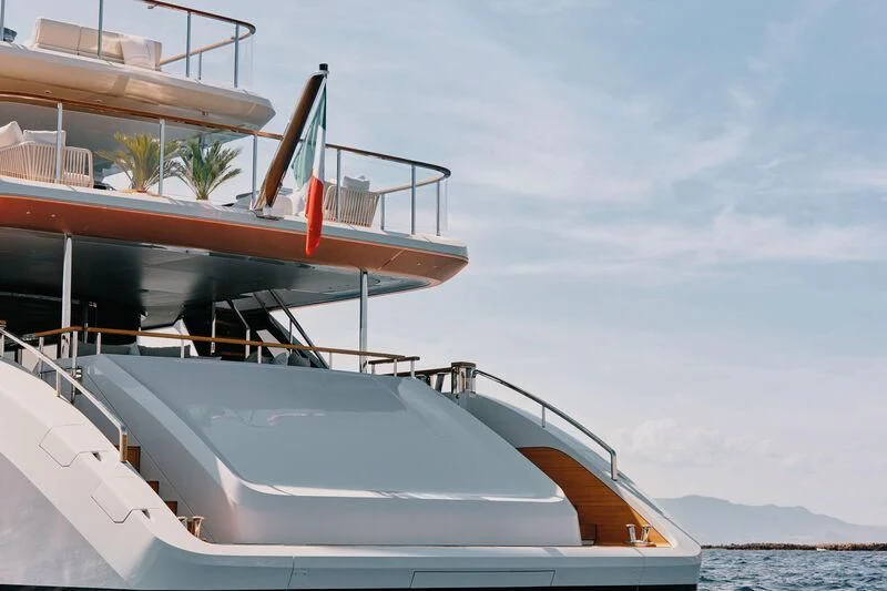 a boat on the water aboard KOJU Yacht for Sale