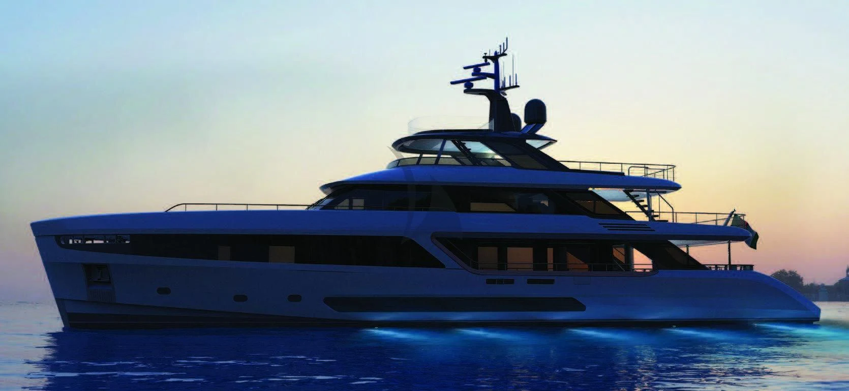a boat on the water aboard KOJU Yacht for Sale