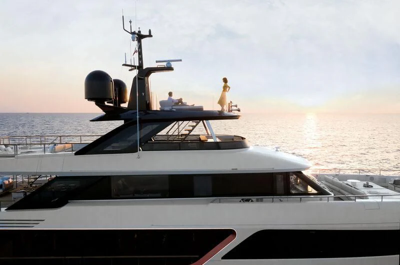 a boat on the water aboard KOJU Yacht for Sale