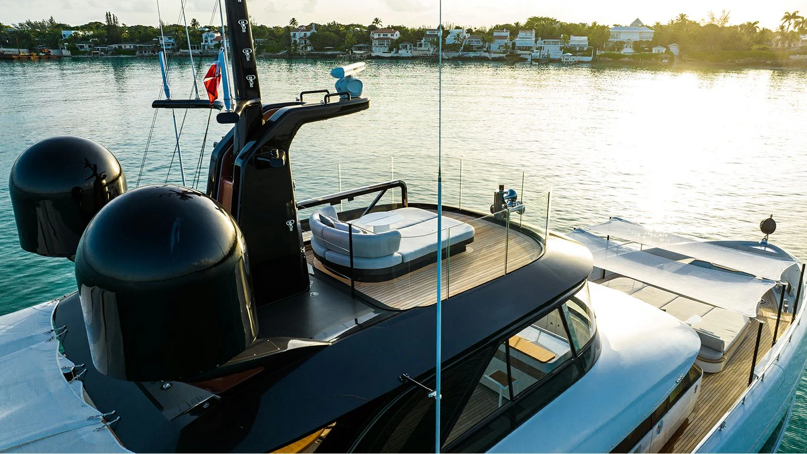 a boat on the water aboard KOJU Yacht for Sale