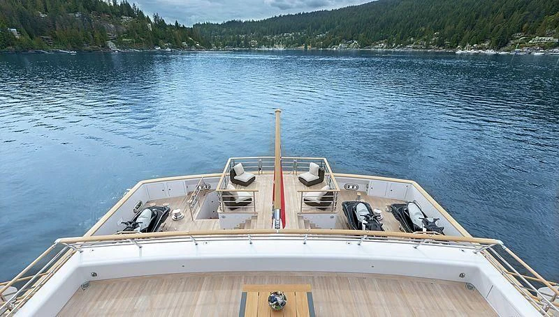 a boat on the water aboard KOJU Yacht for Sale