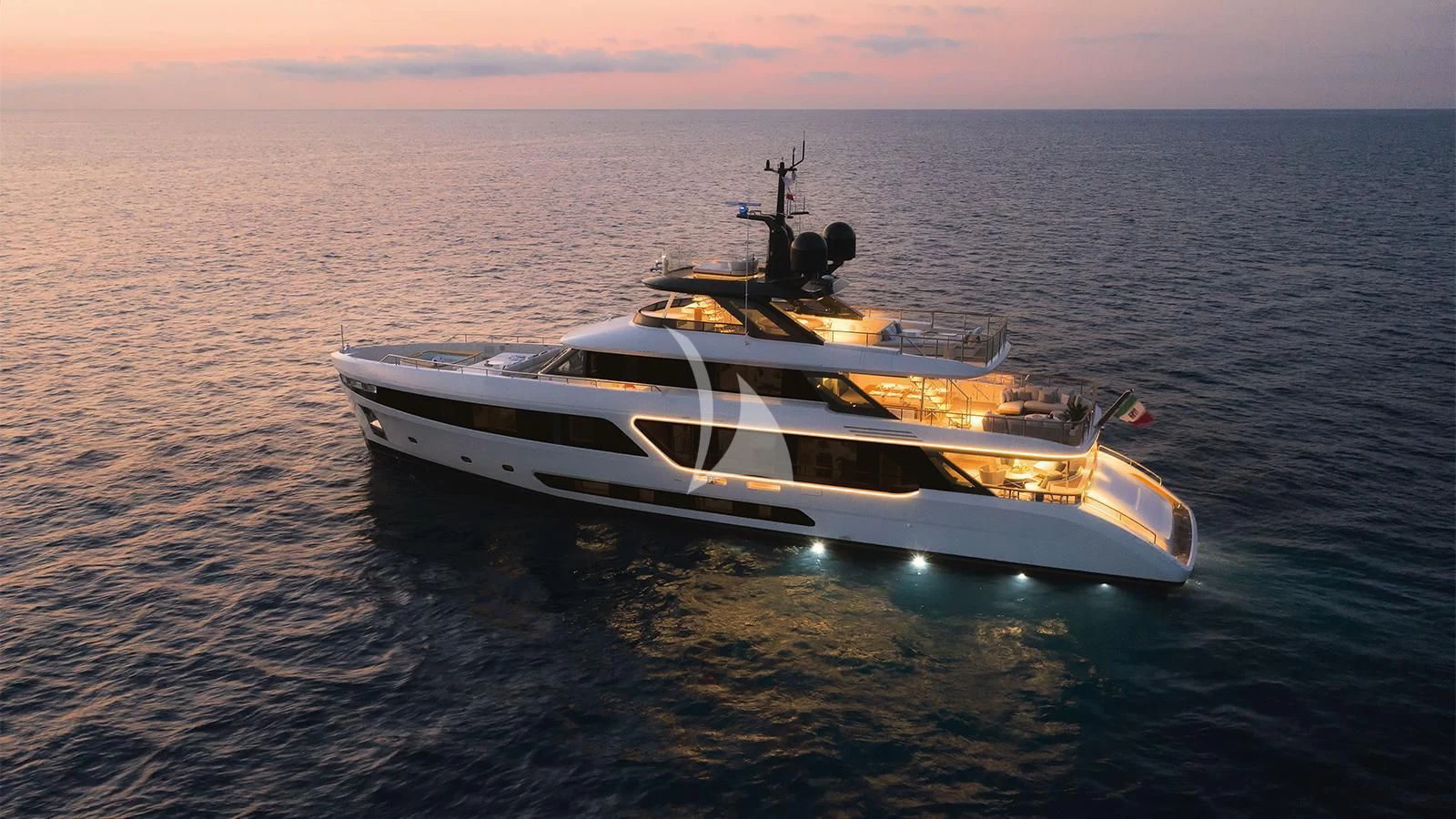 a boat in the water aboard KOJU Yacht for Sale