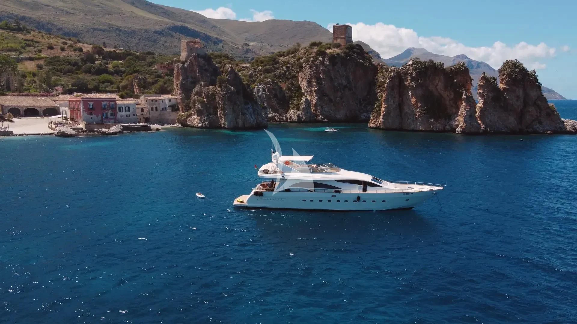 a boat in the water aboard JAUNI Yacht for Sale
