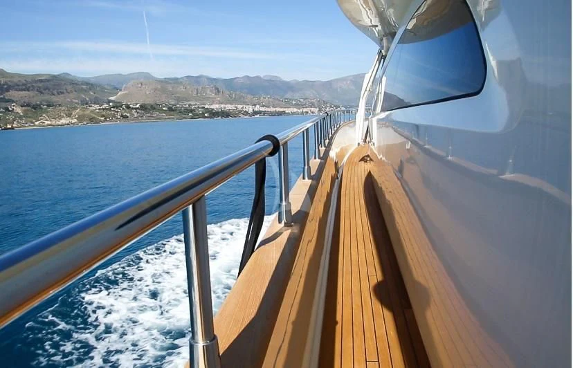 a boat on the water aboard JAUNI Yacht for Sale