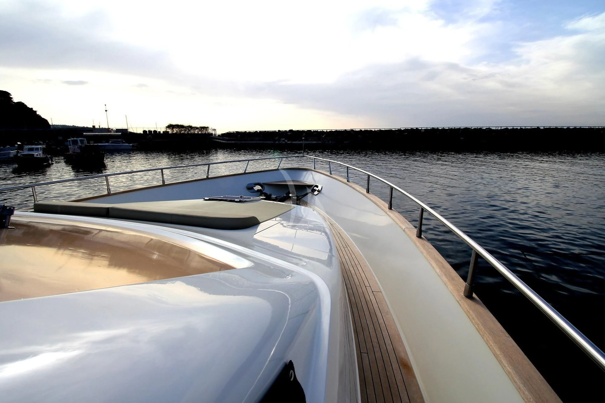 a boat on the water aboard JAUNI Yacht for Sale