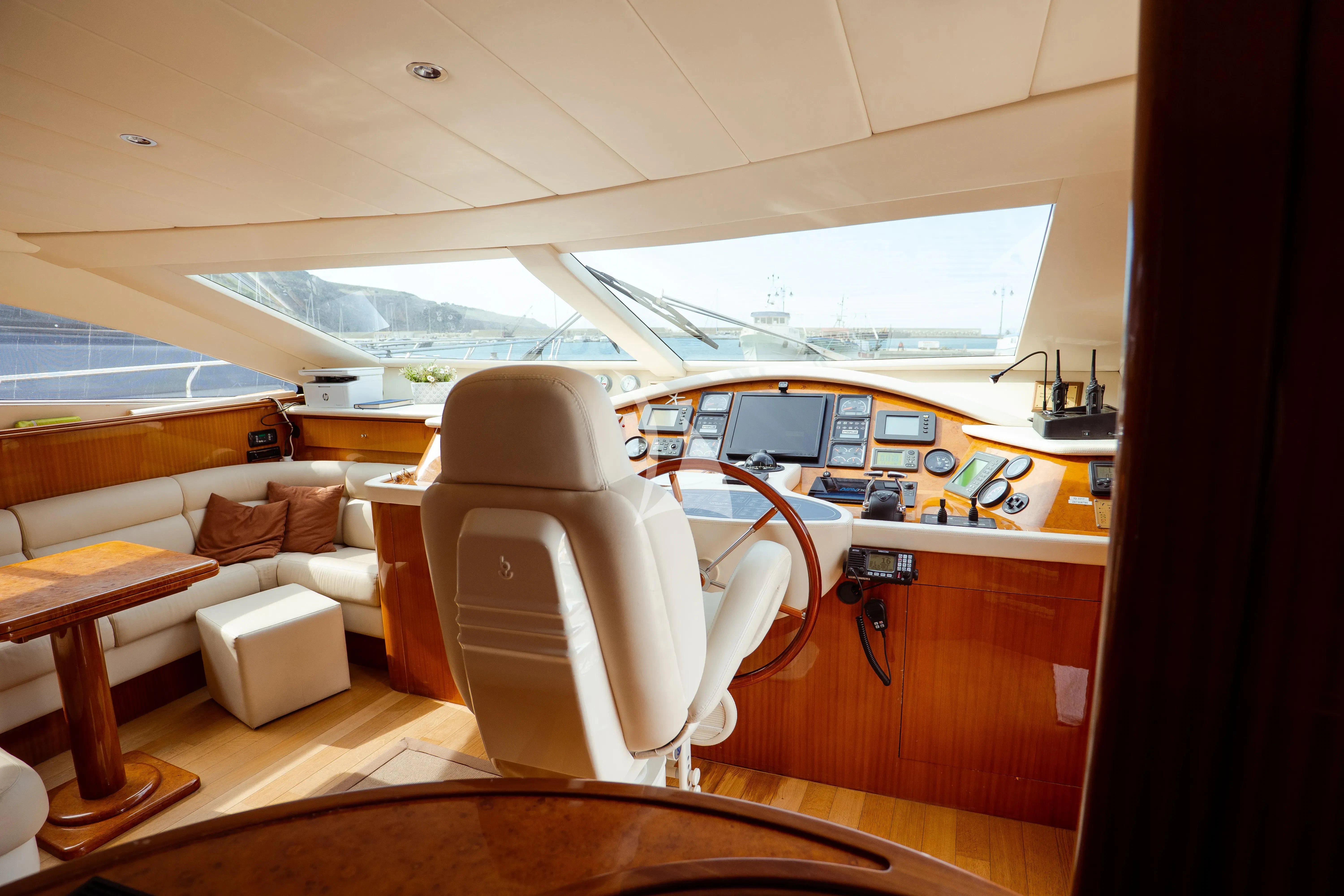 a boat on the water aboard JAUNI Yacht for Sale