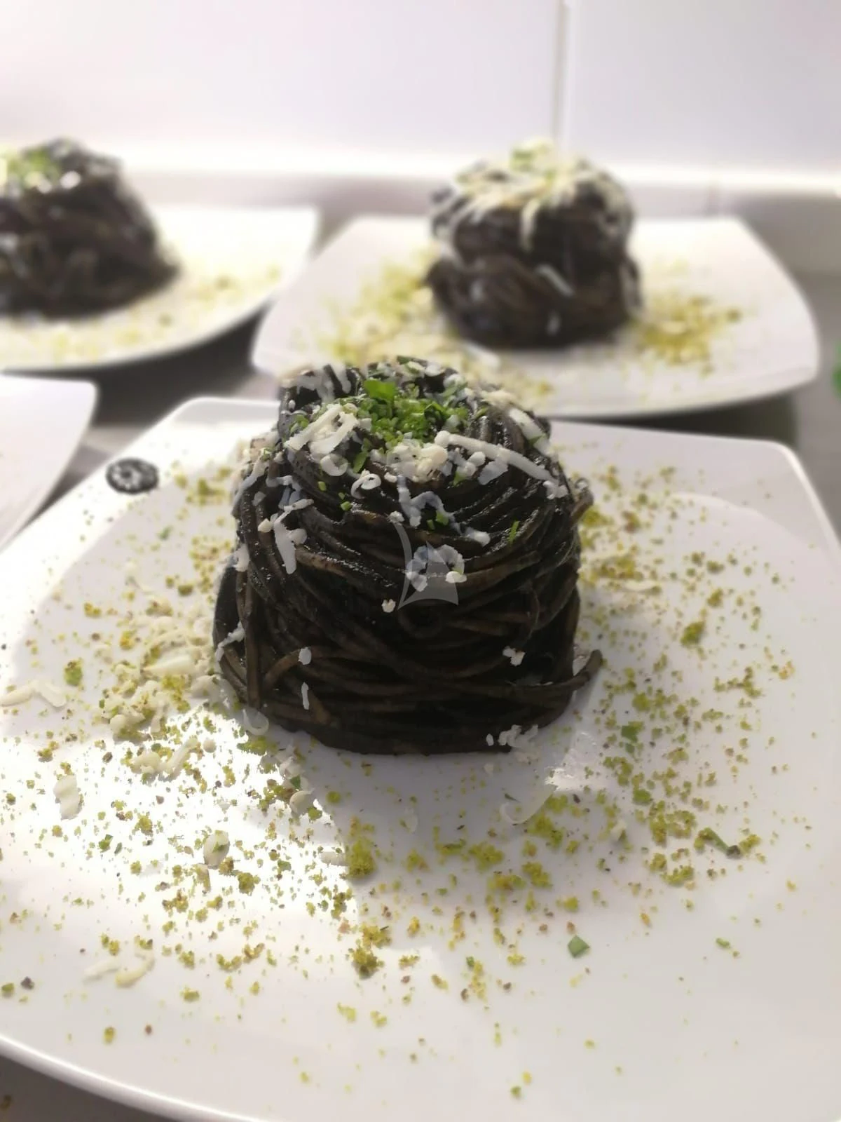 a small tree on a plate aboard JAUNI Yacht for Sale