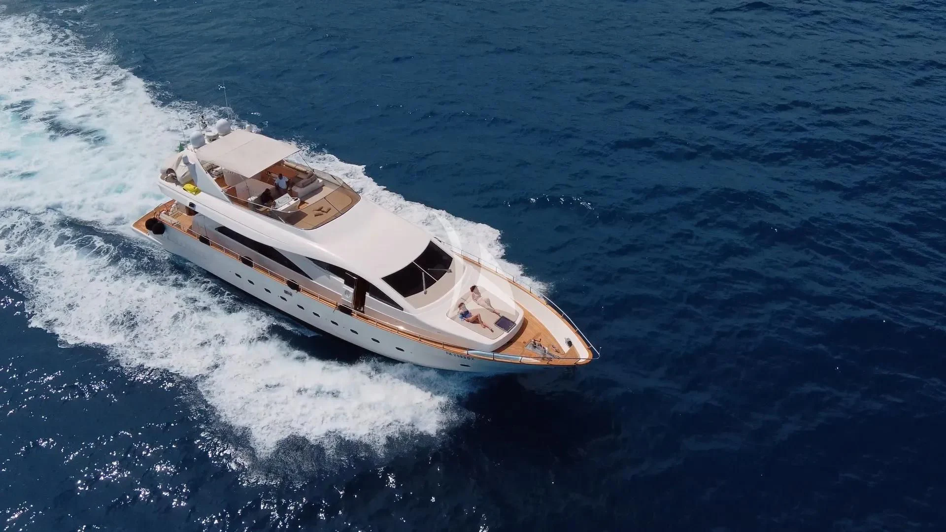 a boat on the water aboard JAUNI Yacht for Sale