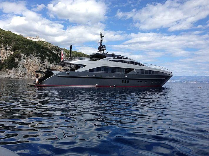 a boat in the water aboard RL NOOR Yacht for Sale