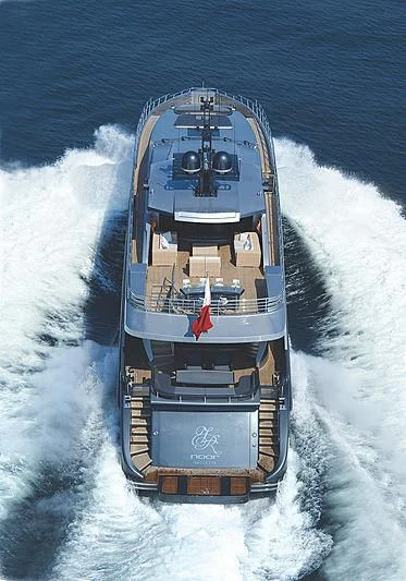 a space ship in the snow aboard RL NOOR Yacht for Sale