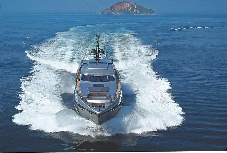 a boat on the water aboard RL NOOR Yacht for Sale