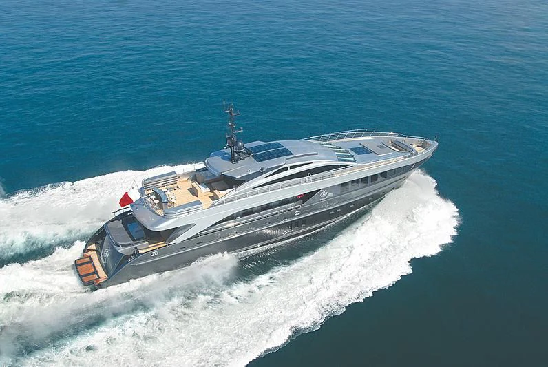 a ship on the water aboard RL NOOR Yacht for Sale