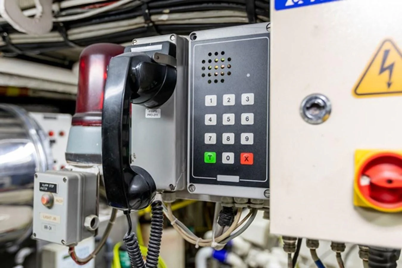 a machine with a meter aboard HISTORY Yacht for Sale