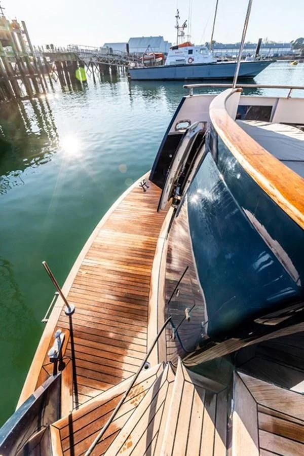 a boat on the water aboard HISTORY Yacht for Sale