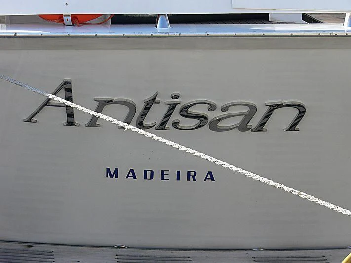 text aboard ANTISAN Yacht for Charter