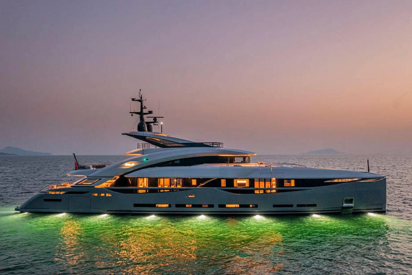 a boat in the water aboard ARIA SF Yacht for Sale
