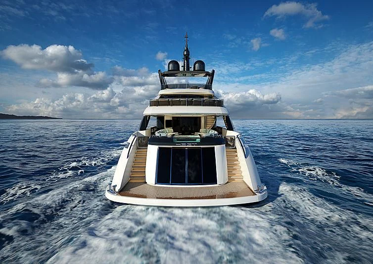 a boat on the water aboard ARIA SF Yacht for Sale
