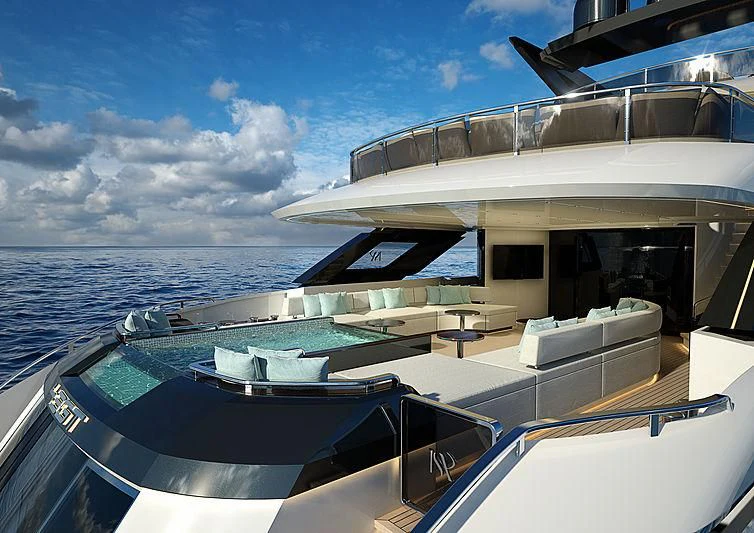 a boat on the water aboard ARIA SF Yacht for Sale