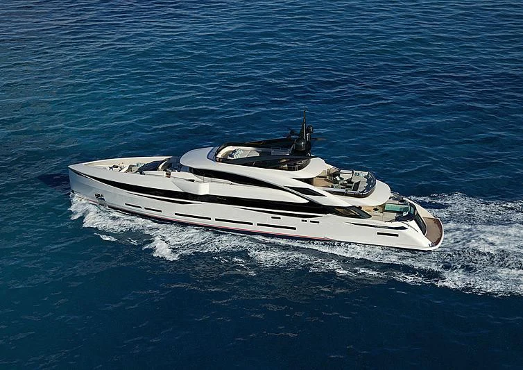 a boat on the water aboard ARIA SF Yacht for Sale