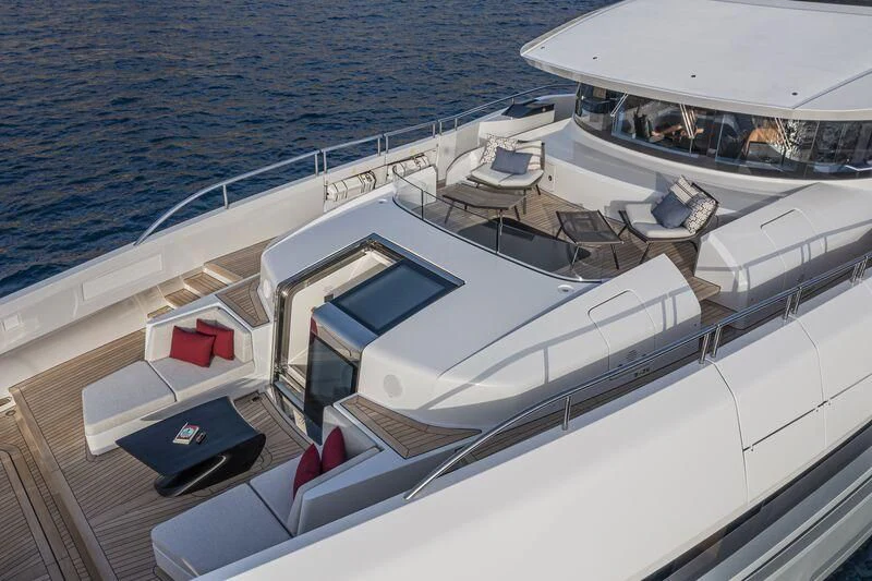 a boat on the water aboard ARIA SF Yacht for Sale