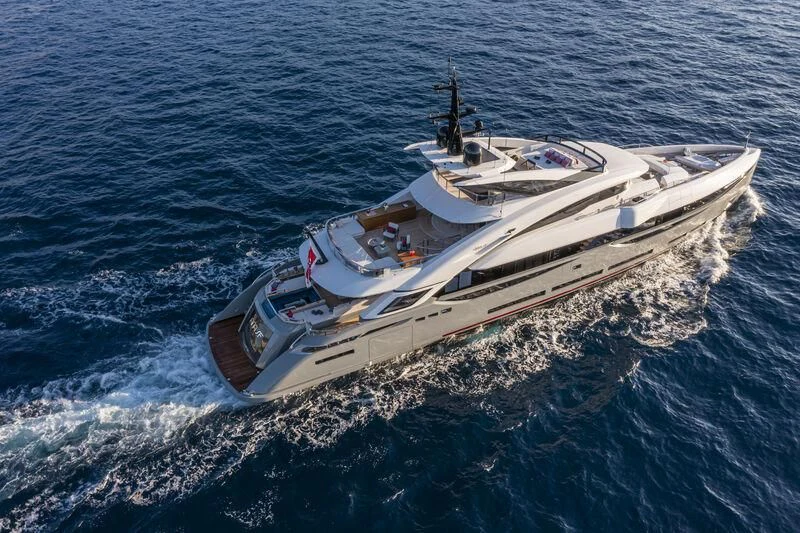 a boat in the water aboard ARIA SF Yacht for Sale