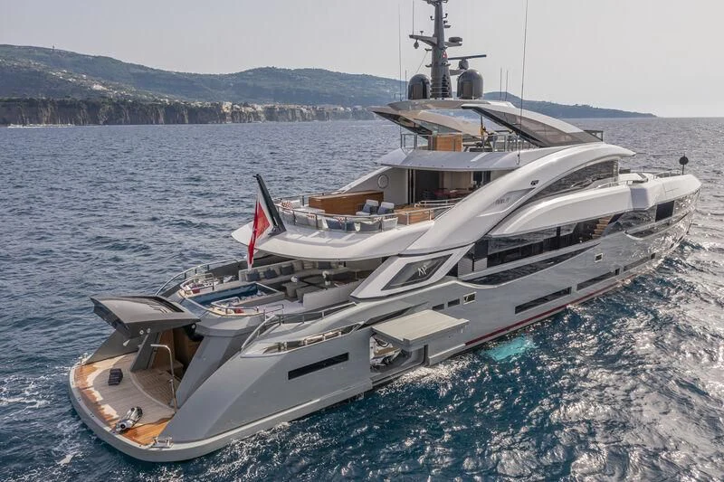 a boat on the water aboard ARIA SF Yacht for Sale