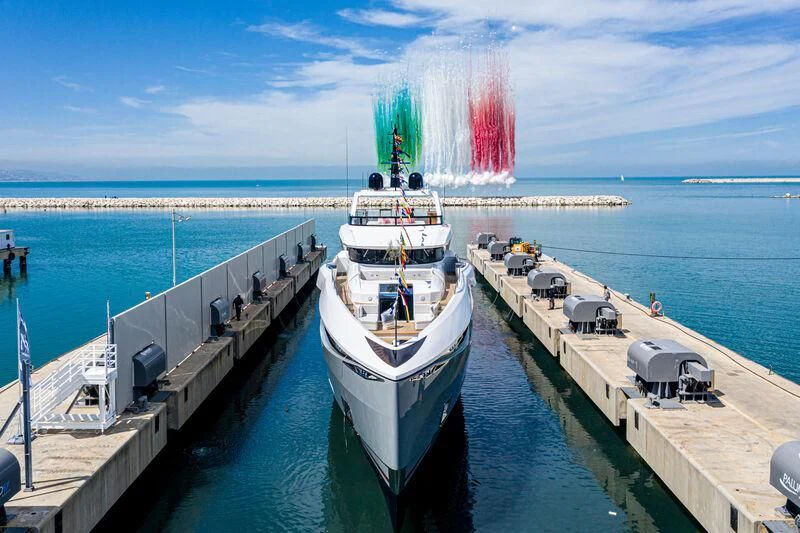 a boat on the water aboard ARIA SF Yacht for Sale