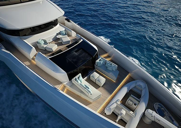 a boat on the water aboard ARIA SF Yacht for Sale