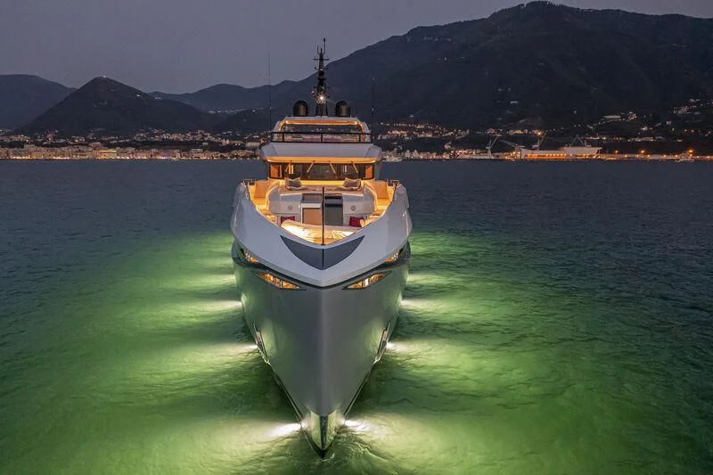 a boat in the water aboard ARIA SF Yacht for Sale