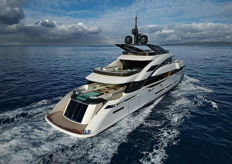 a boat in the water aboard ARIA SF Yacht for Sale