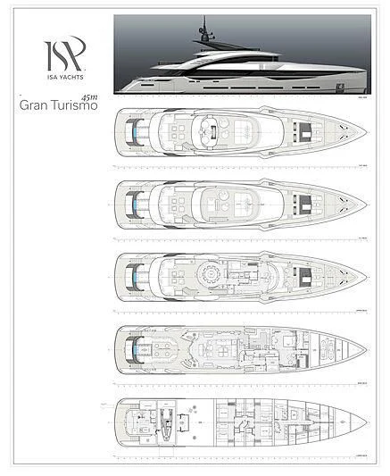 diagram aboard ARIA SF Yacht for Sale
