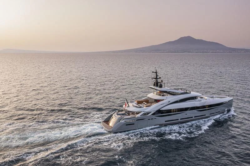 a boat in the water aboard ARIA SF Yacht for Sale