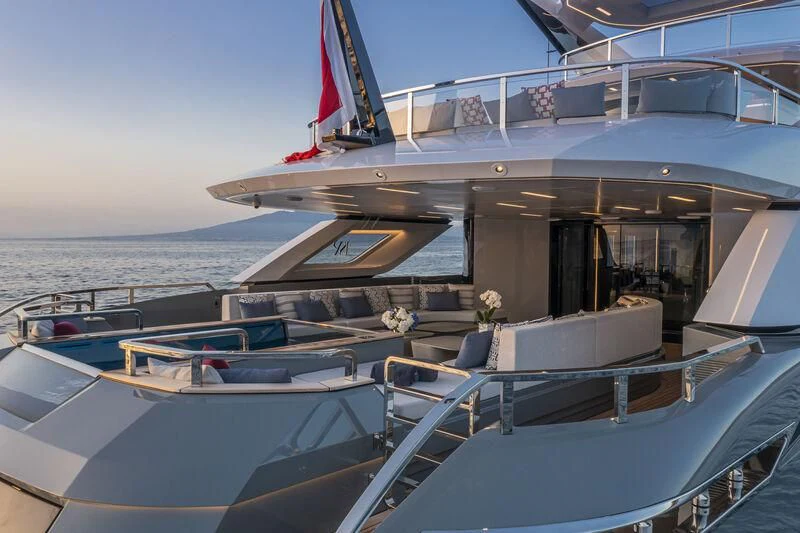 a boat on the water aboard ARIA SF Yacht for Sale