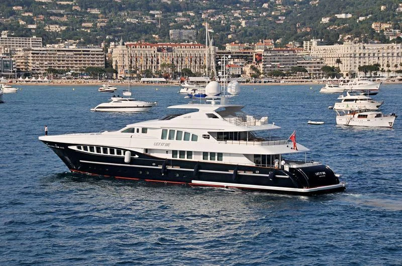 a large boat in the water aboard SPACE Y Yacht for Sale