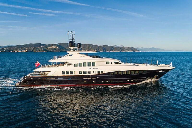 a large boat in the water aboard SPACE Y Yacht for Sale