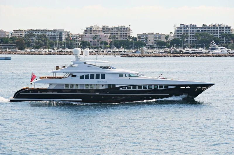 a boat on the water aboard SPACE Y Yacht for Sale