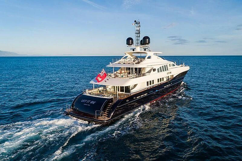 a large ship in the water aboard SPACE Y Yacht for Sale