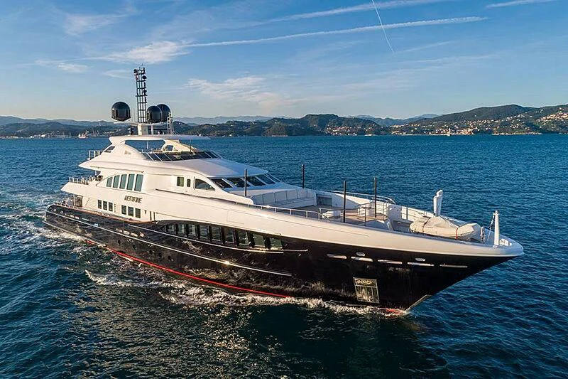 a boat on the water aboard SPACE Y Yacht for Sale