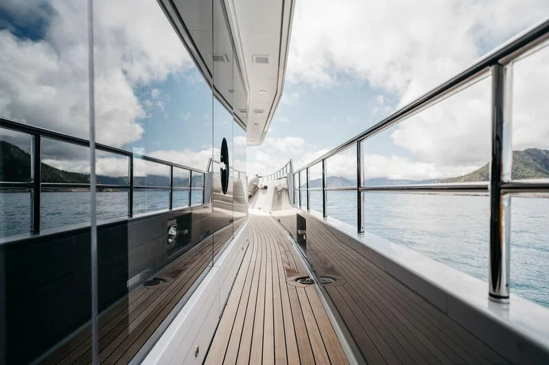 a boat on the water aboard LEMANJA Yacht for Sale