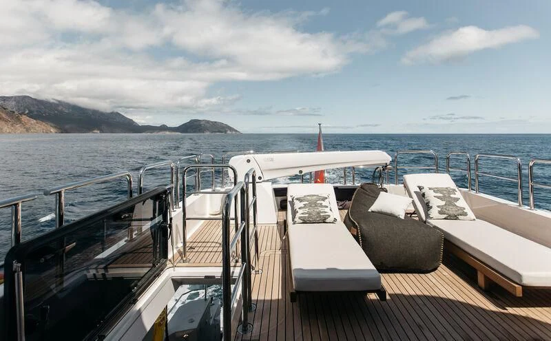 a boat on the water aboard LEMANJA Yacht for Sale