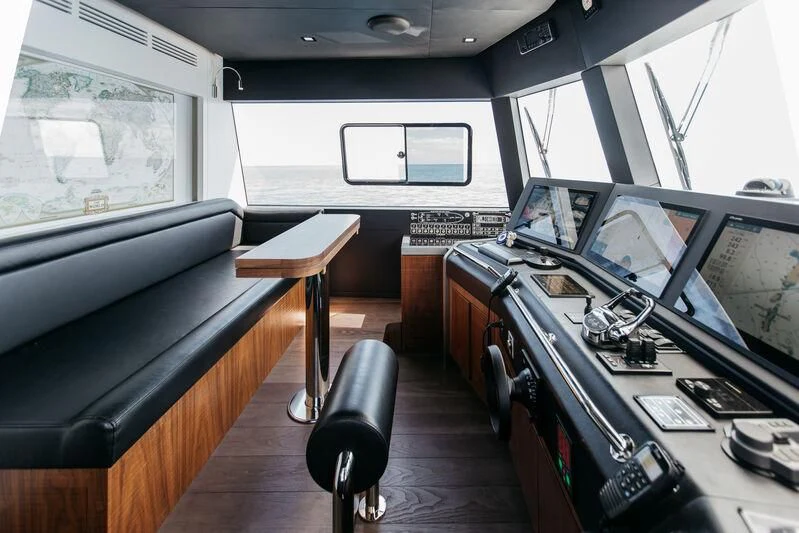 inside of a vehicle aboard LEMANJA Yacht for Sale