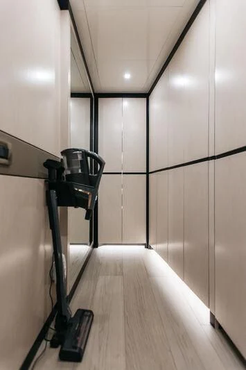 a camera on a tripod aboard LEMANJA Yacht for Sale