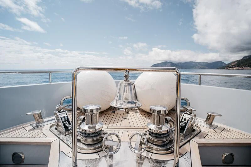a boat on the water aboard LEMANJA Yacht for Sale