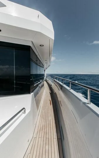 a deck on a boat aboard LEMANJA Yacht for Sale
